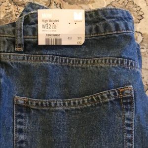 Top shop mom Jeans, never worn with tags